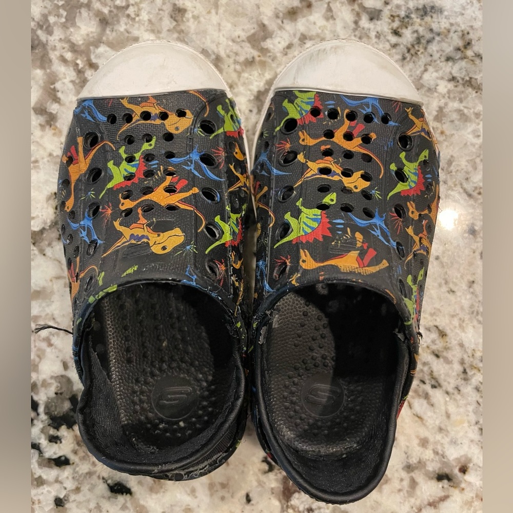 Skechers Dino Slip-ons!